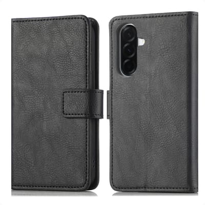 imoshion Hoesje - Geschikt voor Samsung Galaxy A37 (5G) - Luxe Bookcase - Zwart