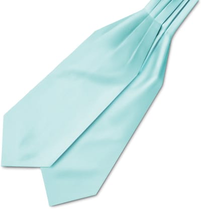 Babyblauwe Grosgrain Stropdassjaal
