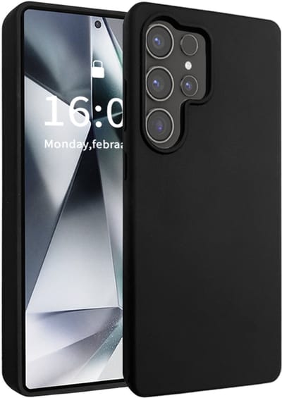 Hoesje Geschikt voor Samsung Galaxy S26 Ultra - Zwart - Casemania Siliconen Back Cover met Camera Bescherming - Shockproof Telefoonhoesje