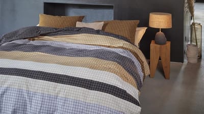 Beddinghouse Juno dekbedovertrek - Lits-Jumeaux - 240x200/220 cm - Grijs
