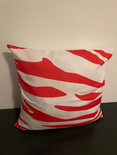 Nordic Geometry Collection Kussenhoes – Red Edition - 45x45 cm
