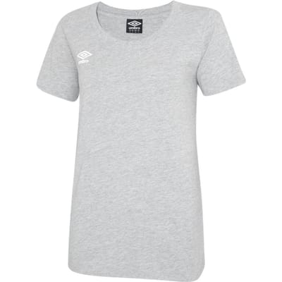 Umbro Dames/Dames Club Vrijetijds-T-shirt (Lichtgrijs mergel)