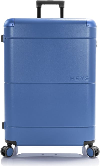 Heys Zen 4 wielen Trolley L 76 cm met uitbreidingsplooi - Harde bagage - TSA slot - royal blue