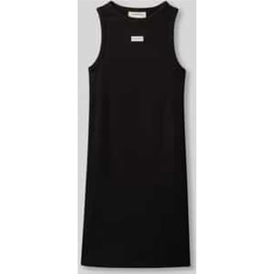 Calvin Klein Girls Rib Sleeveless Dress Black Taglia: 14 | Vestiti Outlet | kids | Nero