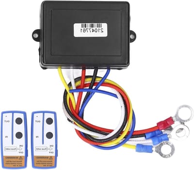 Draadloze Elektrische Lier met Afstandsbediening, 120W 12-24V Vervanging voor Truck ATV SUV, Ideaal voor Offroad en Recreatief Gebruik