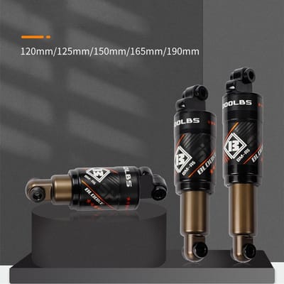 Fietsolieveer Schokdemper Mountainbike Achterschokdemper Aluminiumlegering MTB Achterdemper Ophanging met Type 5 black