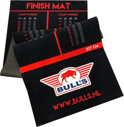 Bull's Dartmat - Tapijt Finish Dartsmat - 300x60cm - Inclusief Oche