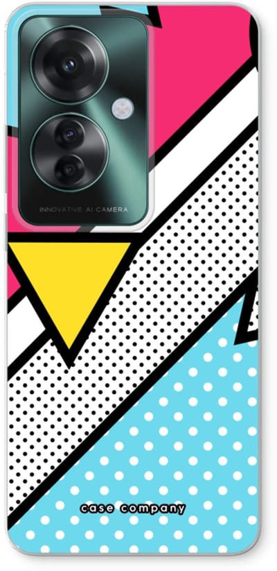 Case Company® - Hoesje geschikt voor Oppo Reno 11 F hoesje - Pop Art #3 - Soft Cover Telefoonhoesje - Bescherming aan alle Kanten en Schermrand
