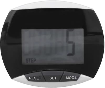 Stappenteller - Loopmeter - Sporten Wandelen - Nauwkeurige Telling - LCD Scherm - Zwart