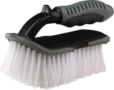Silverline Zachte wasborstel - gebogen voorzijde - soft-grip handvat - 150 mm