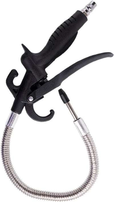 Draagbare Luchtblazer - Stofverwijderaar Gereedschap - Auto Motor Reinigen - Flexibele Slang Precisie - 600 mm - Zwart