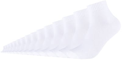 s.Oliver, unisex, kwartsokken, 15-pack, gerecycled katoen, zachte teen naden, verstevigde hiel, verstevigde punt, geribde boord, perfecte pasvorm, comfortabel, duurzaam, dagelijks gebruik, kwaliteit