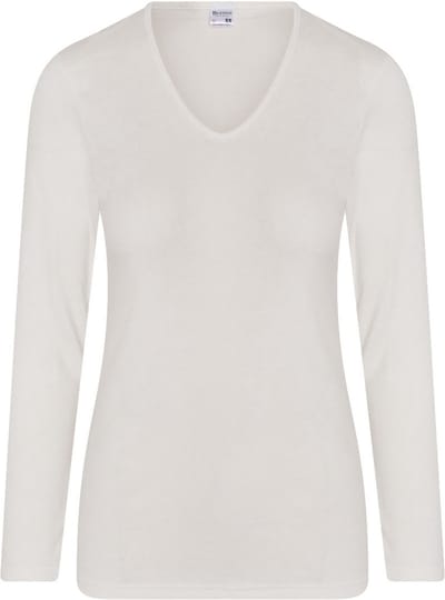 Beeren dames thermo shirt Lange mouw Wit - maat S