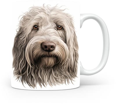 Mok Komondor Beker voor koffie of tas voor thee, cadeau voor dierenliefhebbers, moeder, vader, collega, vriend, vriendin, kantoor, opa, oma, hond, kerst, sinterklaas, verjaardag