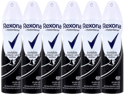 Rexona Deodorant spray Black & White Diamond 6 x 150 ml