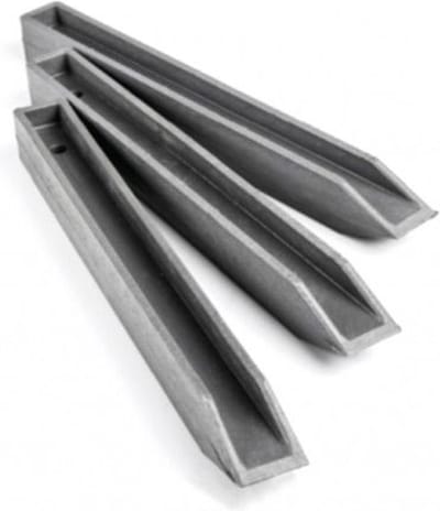 ECOPIC grondpennen voor ECOLAT Grijs - Lengte 38 cm - Set van 10 stuks