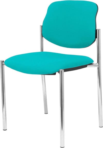 Vaste Stoel - Kantoorstoel Gestoffeerd - Comfortabel Werken - Ergonomische Rugleuning - Talla Unica - Groen