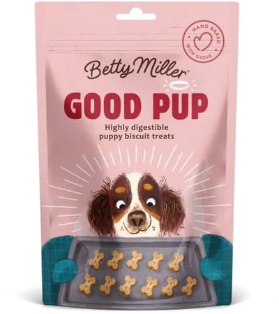 Betty Miller Good Pup (100gr) - hondenkoekjes speciaal voor puppy's - tarwevrij