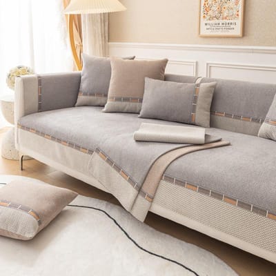Luxe Ananasnerf Bankhoezen Antislip L-vorm Universele Bankhanddoek Chaisehoes Loungebankhoes Beschermers Woondecoratie 70x70cm 1pcs