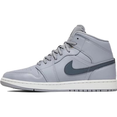 Jordan 1 Retro Mid Wolf Grey Cool Grey 554724-033 42.5 gray