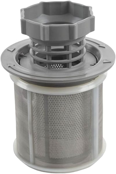 Multaparts® filter geschikt voor vaatwasser Bosch / Siemens - grof & fijn filter - | Alternatief voor 427903, 17008311 | Afmetingen 95 x 95 x 125 mm | Voorkomt blokkering van pomp of motor