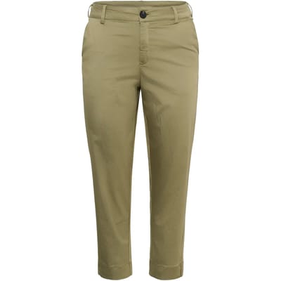 Damesbroek 7/8 chino KAFFE Curve KCLeana