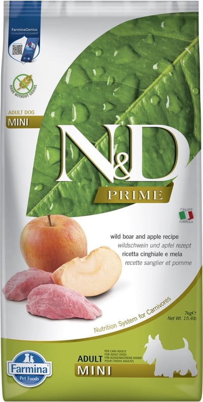 N&D Prime hondenvoeding Wild Zwijn small breed 7 kg