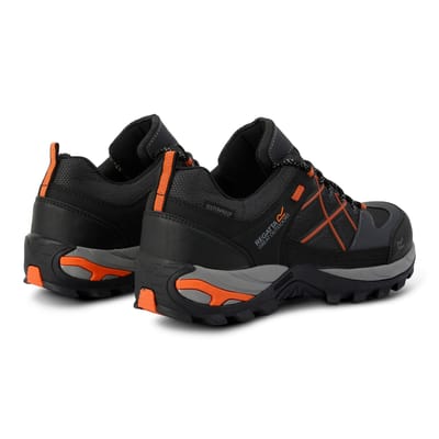Regatta Heren Samaris III Laag Loopschoenen (Graniet/Blazuur Oranje)