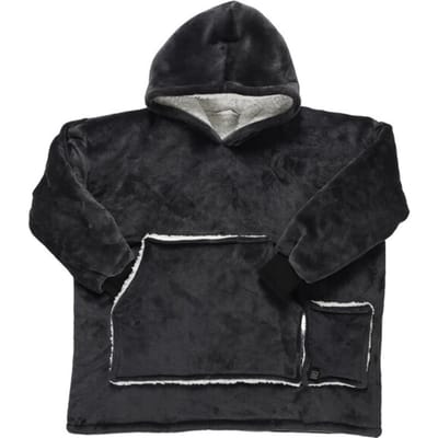 Casa di Elturo Usb verwarmde hoodie warmte deken 2-in-1 zachte fleece 3 warmtestanden -