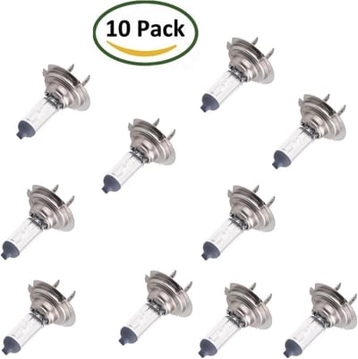 10x H7 Halogeen Koplampen 12V 55W - Xenon Look Gloeilampen PX26d