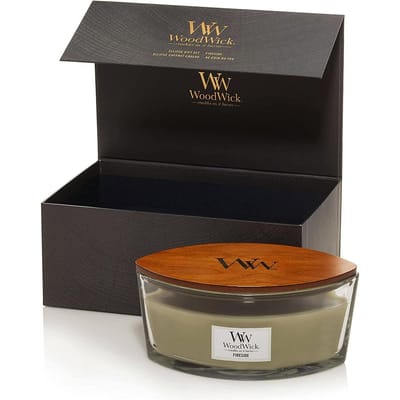 WoodWick Heartwick Flame Geurkaars Deluxe Cadeauset - Ellipse - 50 branduren
