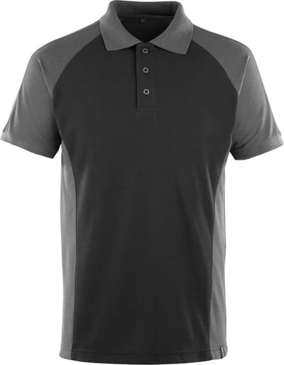 Mascot Unique Poloshirt 50569-961 - zwart/donkerantraciet - 2XL