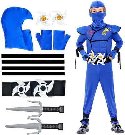 Ninja-kostuum voor kinderen - Draak outfit - Jongens - Halloween en cosplay - Rollenspel outfit