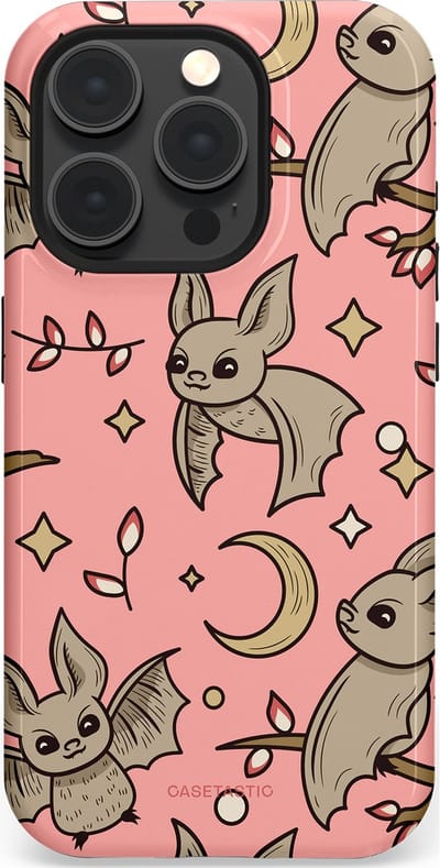 Casetastic Hoesje Geschikt voor Apple iPhone 15 Pro Magsafe - Stijlvolle Beschermende Duo-layer Case - Nachtelijke vlucht