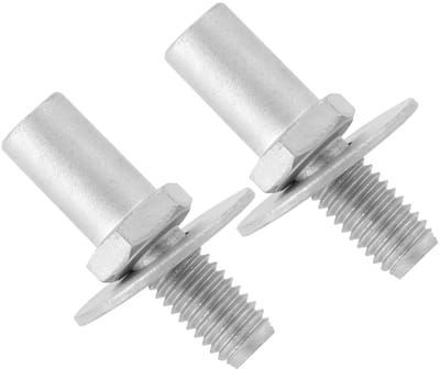 Dailygoody - 2-delige zijdeurvergrendelingsbout - Striker Pin - Zilver - Veiligheidsslot - Compatibel met Fiat Ducato - Peugeot Boxer - Iveco Dai