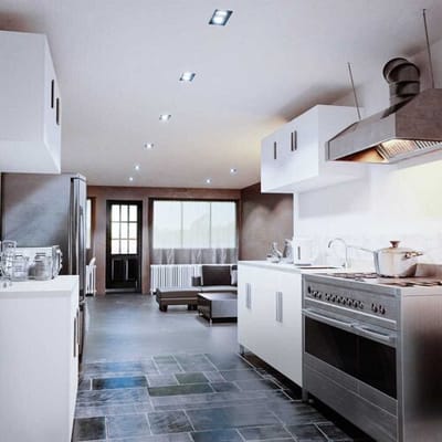 Set van 6 HOFTRONIC Durham - Dubbele inbouwspot - 6000K Daglicht wit - GU10 10 Watt 800 Lumen - Dimbaar en Kantelbaar - Mat zwart - Zaagmaat: 170x85 - inbouwdiepte: 87mm - IP20 voor droge ruimtes - Plafondspot dubbel