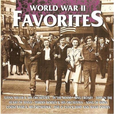 CD VARIOUS - World War II Favorites  GLD63177 Goldies 1994 Portugal Jazz Gebruikt beige