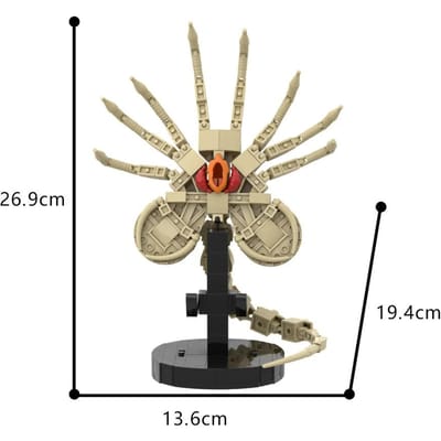Gobricks MOC Alien Facehugger Bakstenen Wezen Bouwstenen Speelgoed Cadeau Parasitoïde Juguetes
