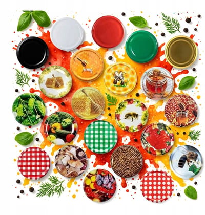 150x Deksel FI 82 Schroefdeksels voor Potten - Diverse Designs