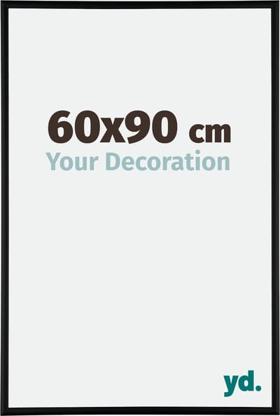 Your Decoration - Fotolijst 60x90 cm - Aluminium - Zwart Mat - Kent