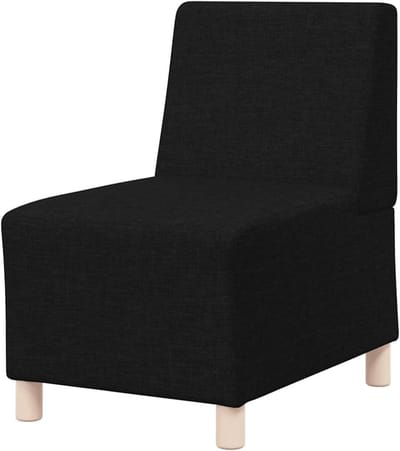 Modulaire bank - Zitgroep bank - Woonkamer inrichten - Zonder armleuningen - 55 cm breed - Zwart