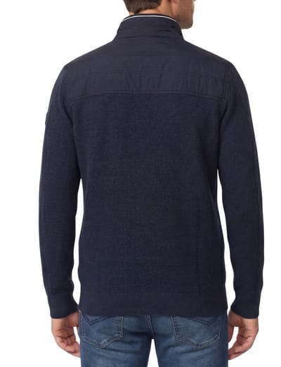 Casa Moda vest donkerblauw