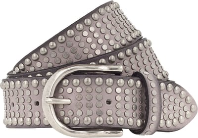 b.belt Leren Riem Riva Colour Leather Belt W100 Old Rose Oud roze