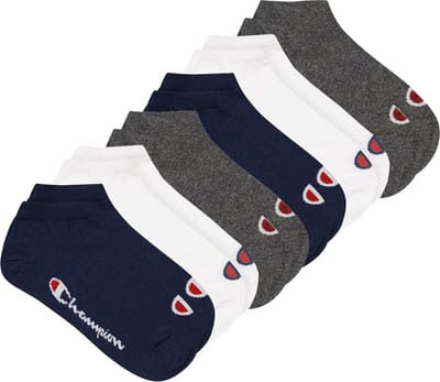 SOKKEN 6 paar Champion sneakersokken, maat. 35 - 46 Unisex sneaker korte sokken
