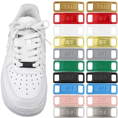 Dailygoody - metalen gespen voor veters - decoratieve accessoires - geschikt voor gymschoenen - 10 paar - veters - uniek design voor elke stijl