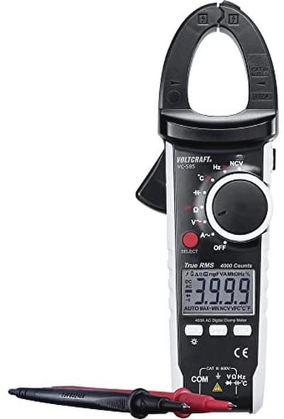 Digitale Stroomtang CAT III 600V - Compacte Multimeter voor AC Metingen tot 400A