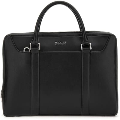 GUESS Business tas Parma Document Case Black Zwart