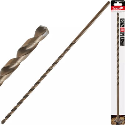 Tvardy HSS Lange Metaalboor - 8.0 mm - 390 mm - Goudkleurig - Voor Diepe Gaten
