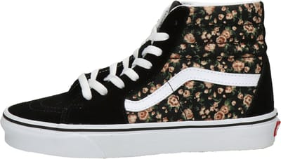 Vans SK8-HI Rose Dream dames sneaker - Zwart multi