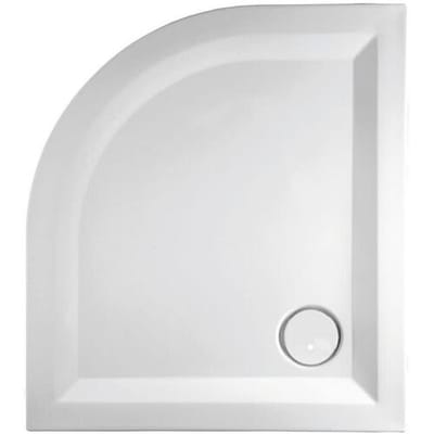 Mauersberger quadrant shower tray Albis 100.0 x 80.0 x 2.5 cm super flat left